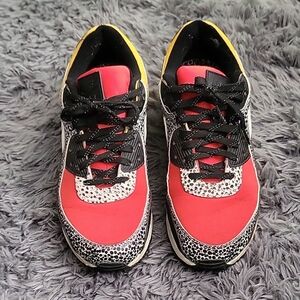 Nike AIR MAX Red and Black Women's Sneakers